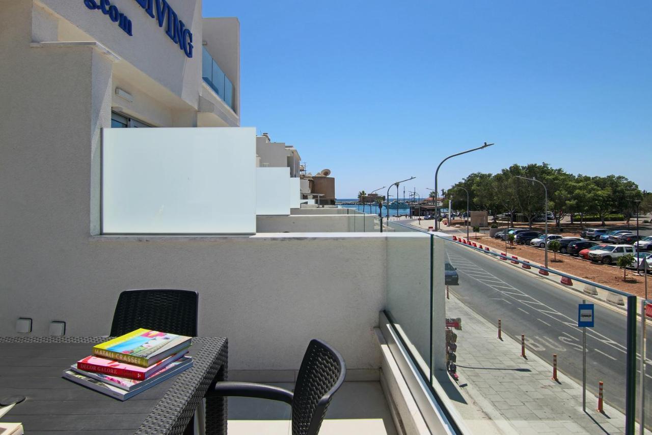 Ferienwohnung Phaedrus Living - Seaside Luxury Flat Harbour 105 Paphos Exterior foto